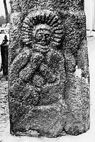 Kryiaus Ukrin kaimo kapinse fragmentas
