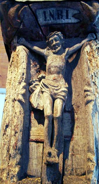 V. Svirskio Nukryžiuotasis (kryžiaus fragmentas). Danutės Mukienės nuotrauka